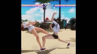 Fight Scene  DEAD OR ALIVE 6 Gameplay I Kasumi Vs Kokoro #shorts #doa6 #fightscene