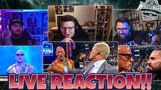 CODY RHODES ATTACKIERT THE ROCK  SMACKDOWN LIVE REACTIONS mit @slivooo & @steini.