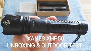 XANES XHP50 Zoomable Flashlight Kit - Unboxin & Outdoor Test