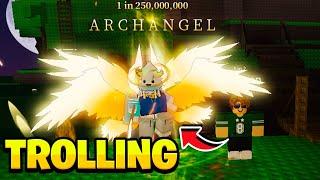 TROLLING With ARCHANGEL The *RAREST* AURA IN Sols RNG
