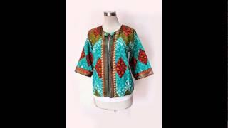 MODEL BAJU CARDIGAN BATIK TERBARU