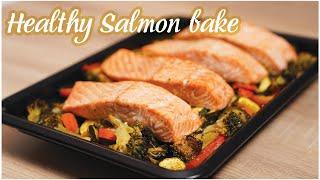 I have never had such healthy balanced delicious meal filled with nutrients. #salmon #salmonrecipe
