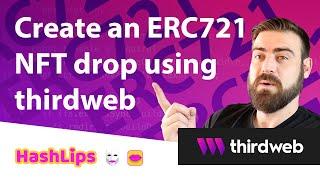 Create an ERC721 NFT drop using thirdweb