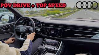 2025 NEW Audi SQ8 on Autobahn Are 507HP enough or do you need the RSQ8?