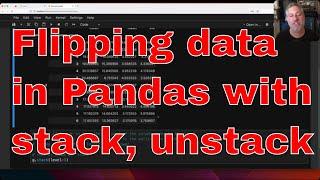 Flipping Data with Pandas Stack & Unstack