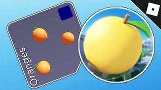 How to get the CITRUS QUEST BADGE & ORANGES KILL EFFECT in ARSENAL  Roblox