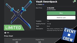 VAULT SWORDPACK WENT LIMITED ON ROBLOX