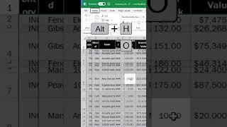 Auto size rows and columns in Microsoft Excel