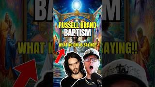 Russell Brand BAPTIZED - what NO ONE is saying‼️ #christian #religion #spirituality #shorts