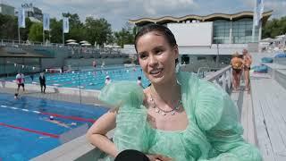 Съемки блогера Ани Hahadetka в бассейне «Чайка»