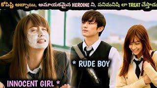 Angry Boy Always Scolds This Cute Girl & Makes Her Do All His HomeWorks  Movie Explained In Telugu