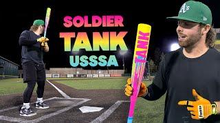 Hitting with the SOLDIER TANK COMPOSITE  USSSA Baseball Bat Review vs. Icon & Hype Fire