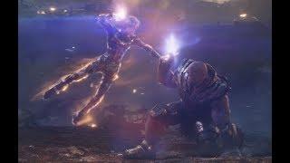 Avengers EndGame  Thanos Vs Captain Marvel Fight Scene