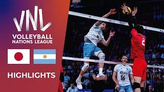 JAPAN vs ARGENTINA  Highlights  Week 1  Mens VNL 2024