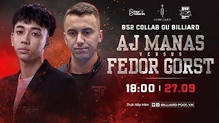  LIVE  SHOWMATCH  FEDOR GORST VS ALBERT JAMES MANAS  RACE TO 17  BILLIARDS POOL VN