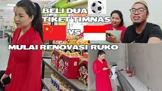 Beli Tiket Timnas Indonesia vs China. Renovasi Ruko Mulai