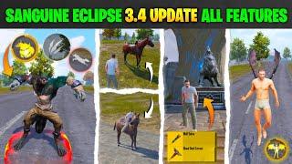  BGMI New SANGUINE ECLIPSE Update Here PUBG 3.4 HorseWolf All Features Explained  Tips & Tricks