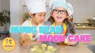 Mung Bean Moon Cake Recipe  KIDDOS SHOW  Educational Videos for Children