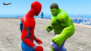 SPIDERMAN VS HULK - GTA 5 MODS & GTA 5 RP