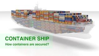 How A Container Ship Secures Containers - Design Safety Container Locating