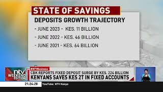 Savers stockpiled 1.97 trillion shillings in fixed deposit accounts due to the high interest rates