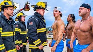 Firefighters vs. Bodybuilders - Whos Stronger?