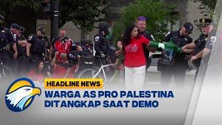 Warga Pro Palestina Ditangkap Saat Demo - Metro Pagi Primetime