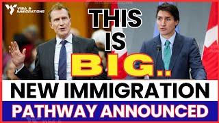 BIG NEWS BY IRCC AS New Immigration Pathway Announced by Canadian Government  CIC News