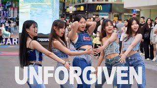 4K LE SSERAFIM 르세라핌 UNFORGIVEN‘ K-POP IN PUBLICㅣ @동성로 #아이돌지망생