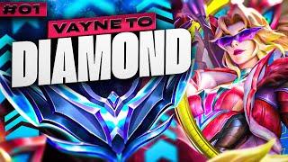 Vayne Unranked to Diamond #1 - Vayne ADC Gameplay Guide  Season 13 Vayne Gameplay
