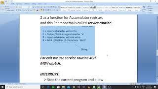 Lecture no 4 Addressing modes  Service routines  Data transfer in Assembly