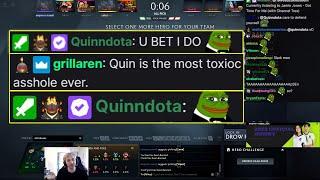 Quinn is the most T*xic A**h0le ever -Arteezy & Quinn reaction to BASED chatter comment