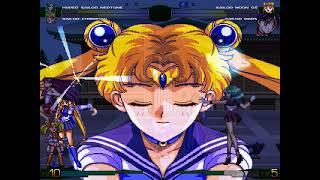 Mugen Hyper Sailor Neptune Sailor Chibimoon vs SMoonGS Sailor Mars