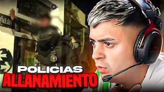 “ABRA LA PUERTA”  REACCION A POLICIAS en ACCIÓN ‍️