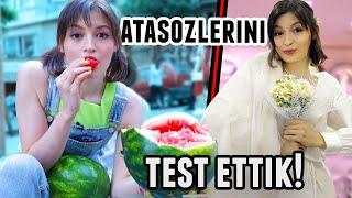 BİR KOLTUKTA İKİ KARPUZ TAŞINIR MI? Atasözlerini Test Etmek