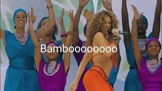 Shakira - Bamboo lyrics video