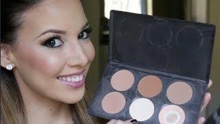 How to  Highlight and Contour with Powder