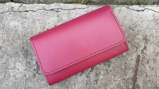 Womens handmade wallet. Женский кошелёк ручной работы.