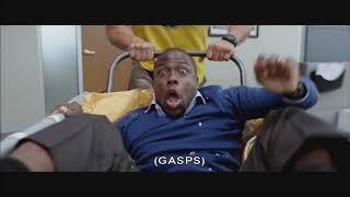 Central Intelligence office shootout funny scene KEVIN HART DWAYNE JOHNSON