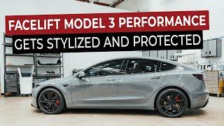 New 2024 Tesla Model 3 gets DYNOgray PPF and Fresh Window Tint