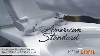 How to Install a Toilet Seat 5055A & 5055B Models by American Standard