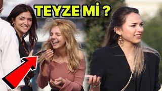 GÜZEL KIZLARA KOMİK TEYZE MUAMELESİ  ABSÜRT KOMİK ŞAKA 