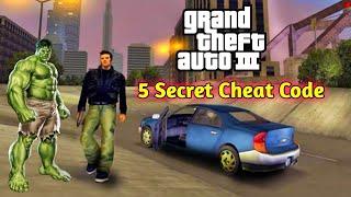 Top 5 Secret Cheat Code Of GTA 3  GTA 3 Important Cheats  Player CheatCar Cheat Health Cheat