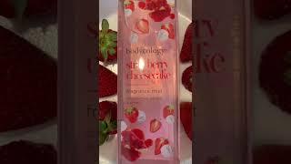  STRAWBERRY CHEESECAKE FRAGRANCE MIST  BODYCOLOGY #shorts 