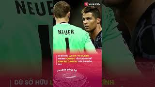 Dù sở hữu lực sút vỡ cả kính nhưng Ronaldo vẫn không thể đánh bại cánh tay của thủ môn này#viva24h