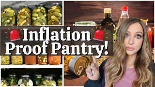 10 Foods to Buy NOW  Prepper Pantry Stockpile  Inflation Proof Pantry