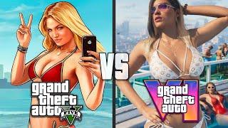 Сравнение первых трейлеров GTA V vs GTA VI