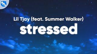 Lil Tjay - Stressed Clean - Lyrics feat. Summer Walker