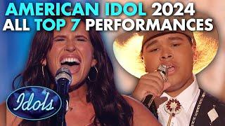 ALL AMERICAN IDOL TOP 7 PERFORMANCES 2024  Idols Global