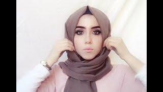 SIMPLE TURKISH HIJAB TUTORIAL  #hijab #حجاب #hijabstyles